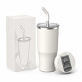 Custom stainless steel insulated tumbler 18oz travel mug with lid, straw and gift box