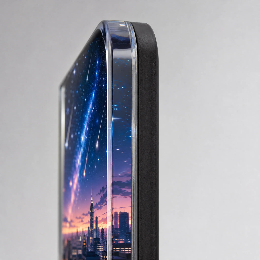 Full magnetic back of 3D acrylic fridge magnet