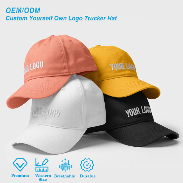 Custom Embroidered Baseball Cap | 100% Cotton