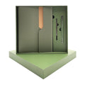 Customizable A5 Leather Notebook Pen Set - Image 1