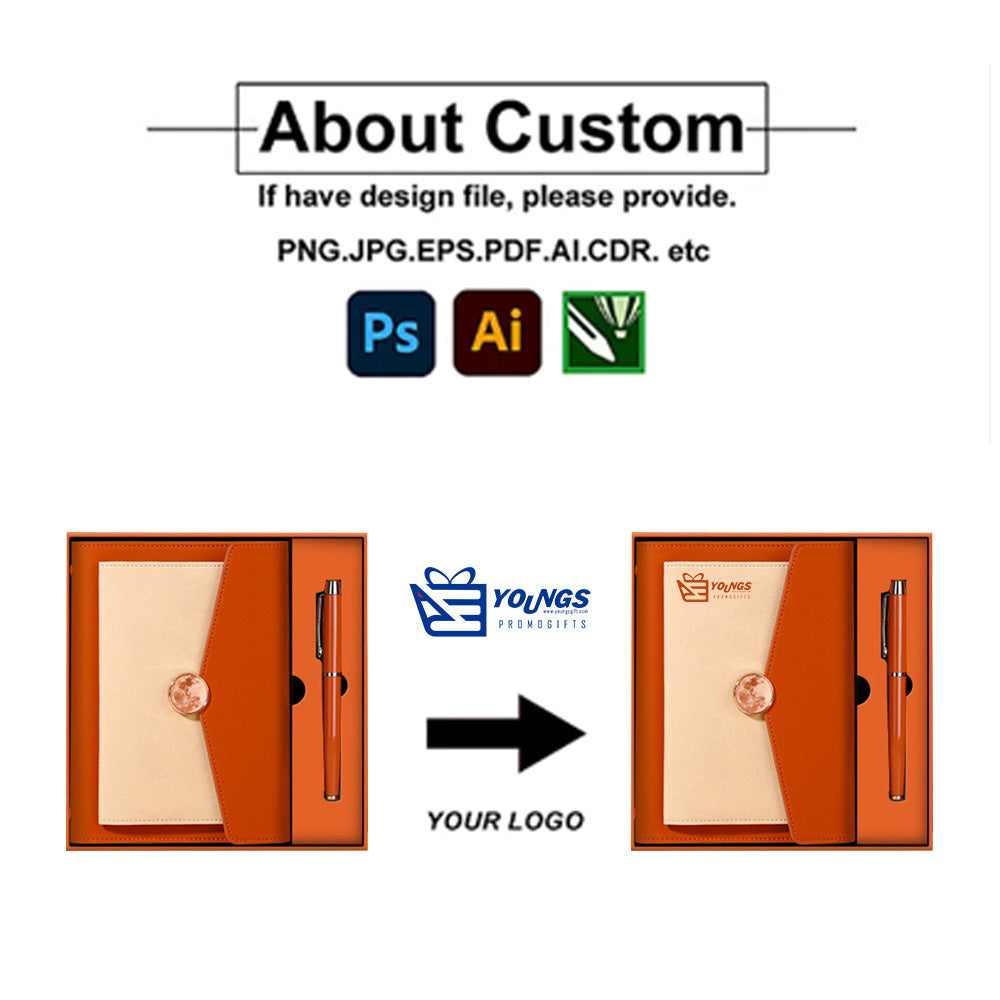 Factory 2026 Custom Logo A5 PU Leather Hardcover Journal Loose-Leaf Binder - Detail 2