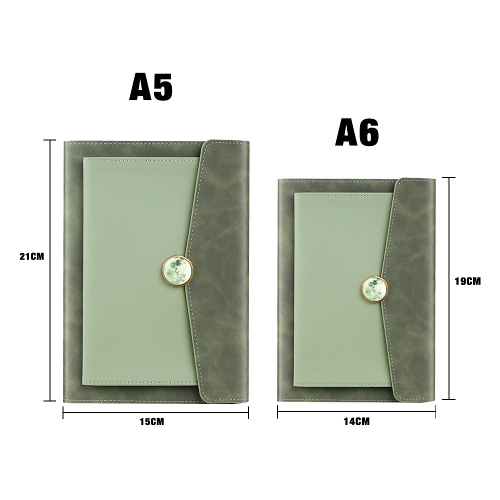 Factory 2026 Custom Logo A5 PU Leather Hardcover Journal Loose-Leaf Binder - Detail 3
