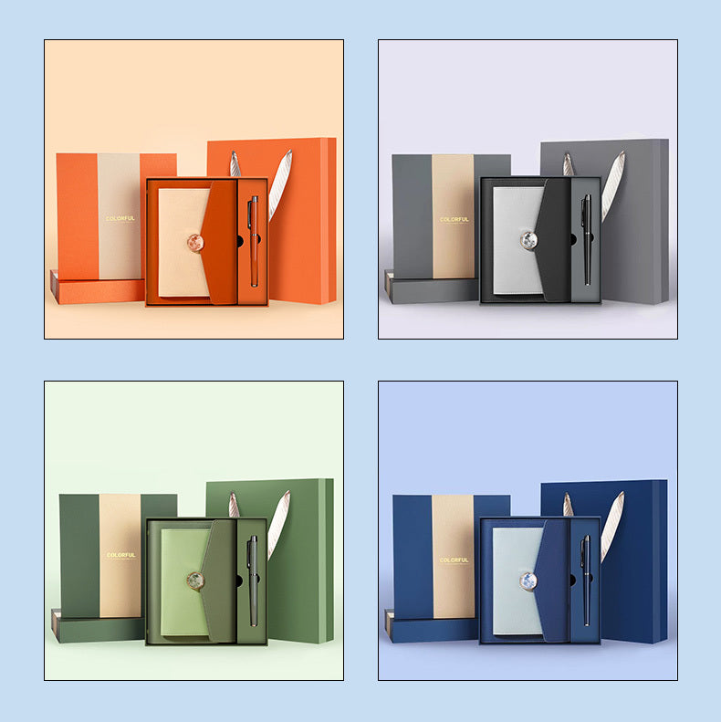 Factory 2026 Custom Logo A5 PU Leather Hardcover Journal Loose-Leaf Binder - Detail 5