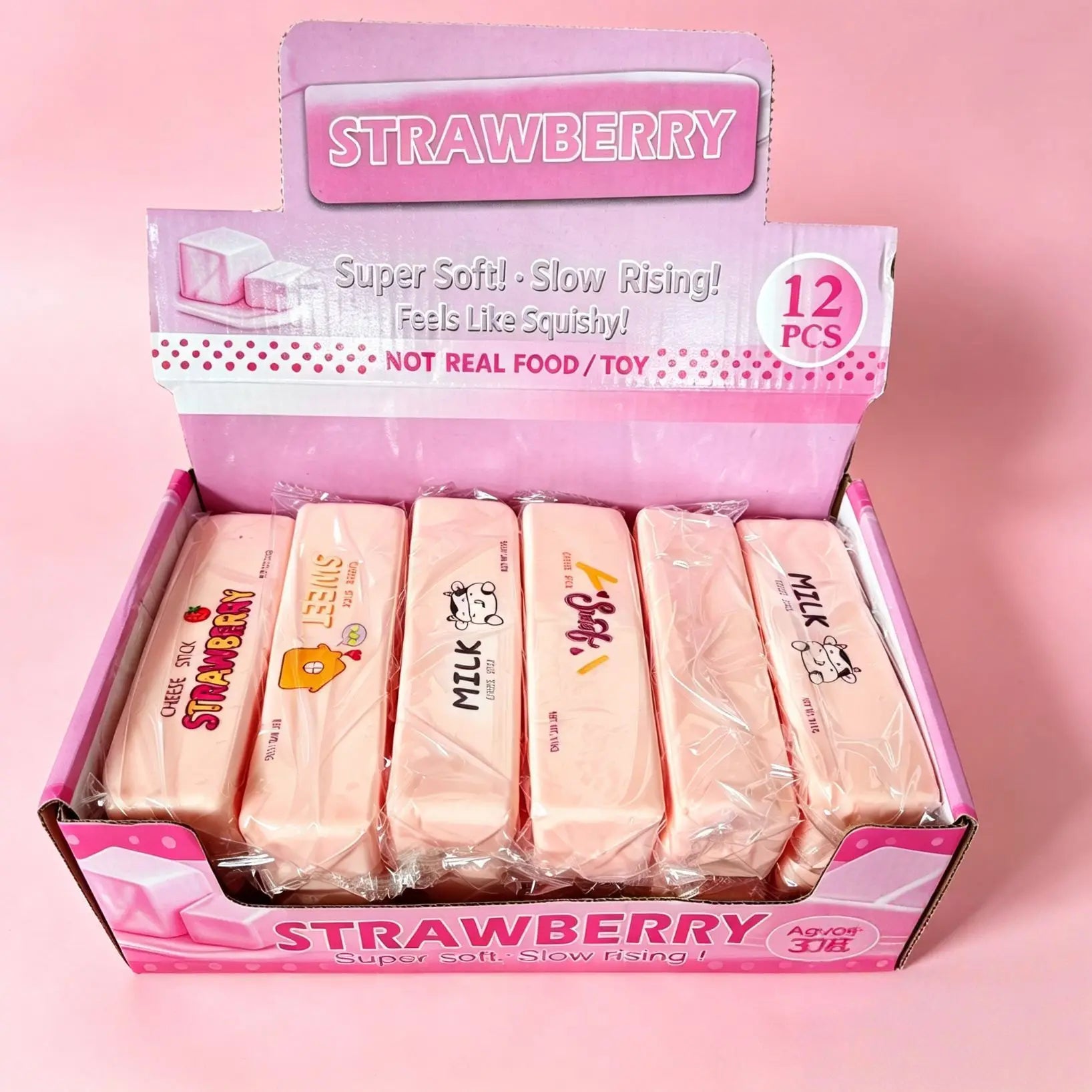 Pink Cartoon Butter Stick