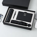 Wholesale Custom Logo Business Conference Gift Set - Umbrella Water Bottle PU Leather Notebook Stationery 4-Piece Set